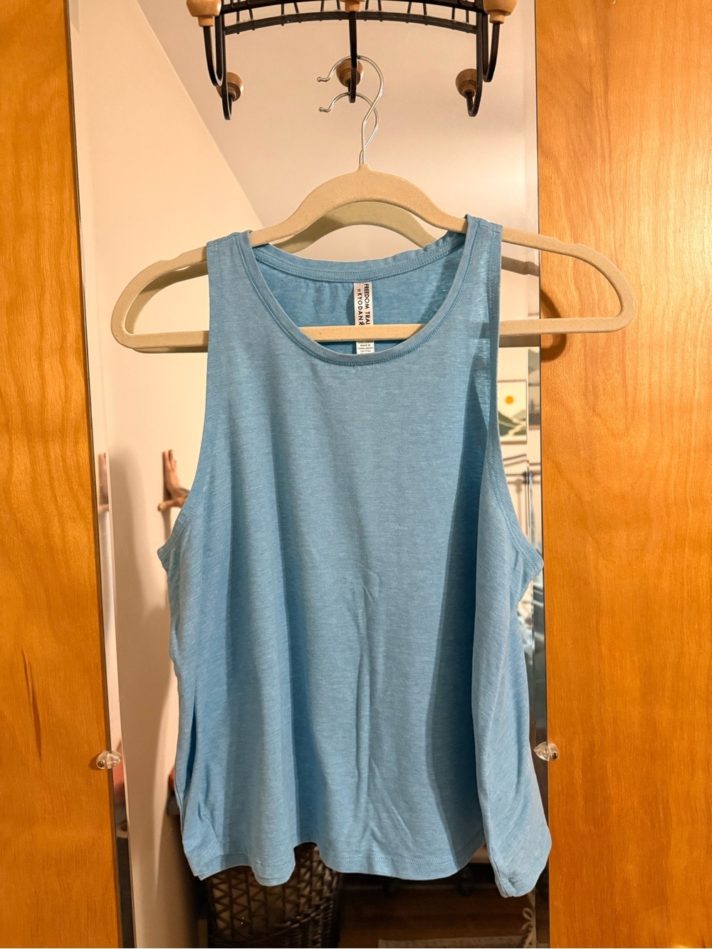 Kyodan Light Blue Scoop Neck Tank Top
